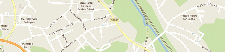 Mappa della impresa mania' antonio e c sas a RONCHI DEI LEGIONARI