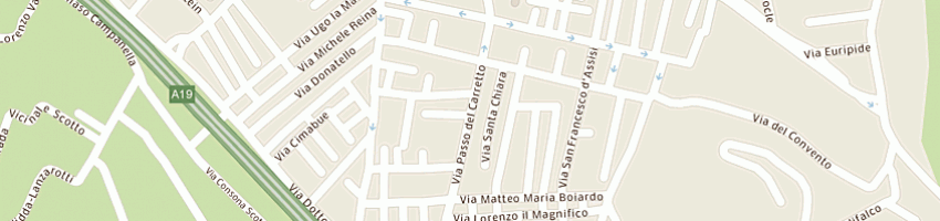 Mappa della impresa spano' salvatore marco a BAGHERIA