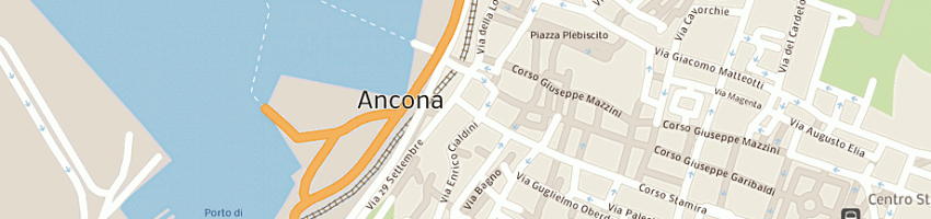 Mappa della impresa cie di capomagi claudia e c snc a ANCONA