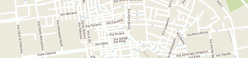 Mappa della impresa savona antonino a BAGHERIA