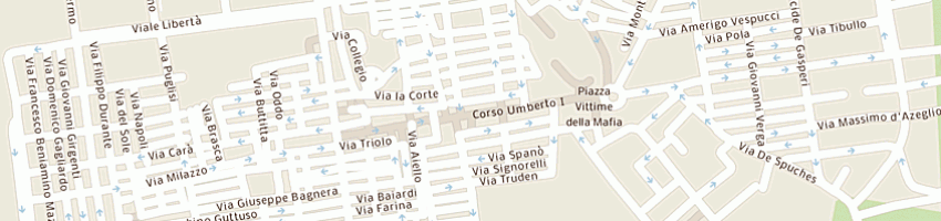 Mappa della impresa gallo d'oro a BAGHERIA