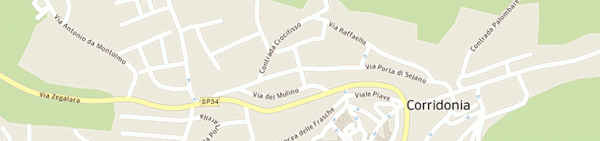 Mappa della impresa snc flli coppari di bellesi odoardo e c a CORRIDONIA