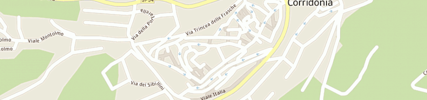 Mappa della impresa tombesi giordano a CORRIDONIA