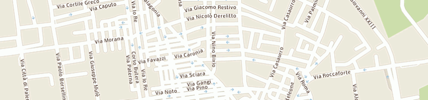 Mappa della impresa officine tipografiche aiello e provenzano srl a BAGHERIA