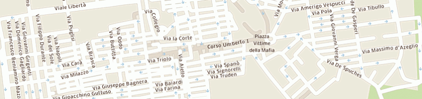 Mappa della impresa gioielleria scordato salvatore snc di onofrio scordato e c a BAGHERIA