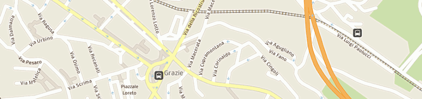 Mappa della impresa rosati rodolfo a ANCONA