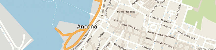 Mappa della impresa marianna srl a ANCONA