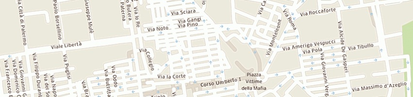 Mappa della impresa pretura a BAGHERIA