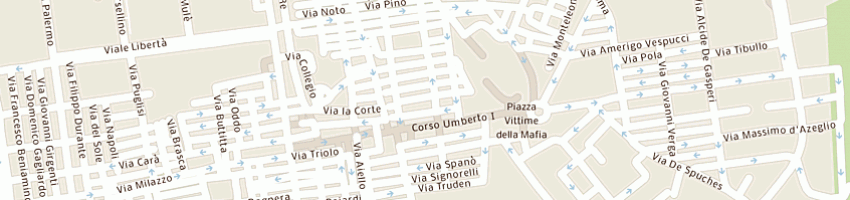Mappa della impresa falcone eugenio maria a BAGHERIA