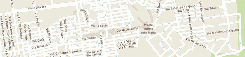 Mappa della impresa calafiore antonino a BAGHERIA
