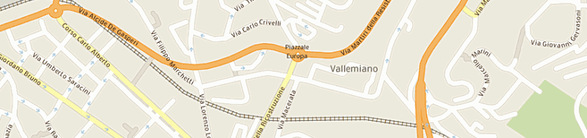 Mappa della impresa vitali federico a ANCONA