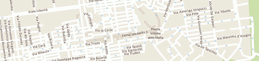 Mappa della impresa laboratorio di analisi cliniche dottssa crivello paola sas a BAGHERIA