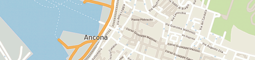 Mappa della impresa hassiten viaggi sas di h jelassi co a ANCONA