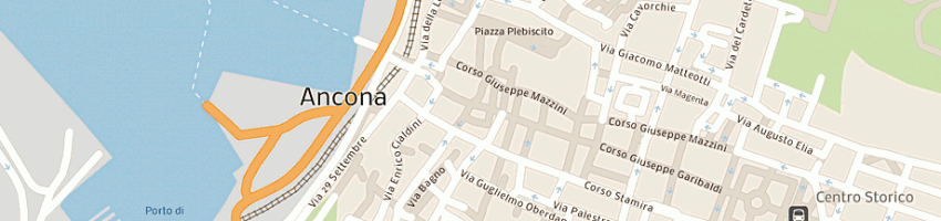 Mappa della impresa pizzeria da giorgio a ANCONA