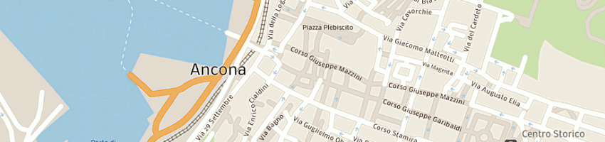 Mappa della impresa girotondo di sonia e rossellat a ANCONA