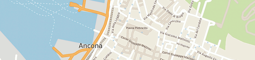 Mappa della impresa papier a ANCONA