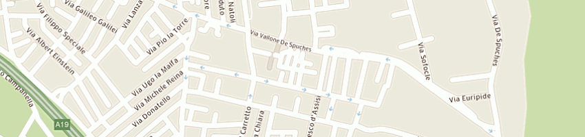 Mappa della impresa essetti di pace calogero a PALERMO