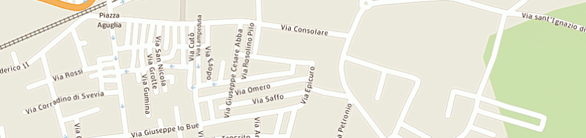 Mappa della impresa guttadauro alessandra a BAGHERIA