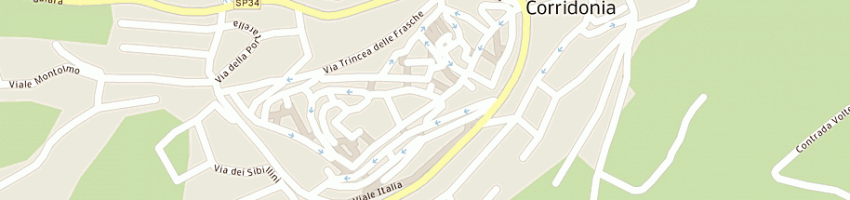 Mappa della impresa farmacia eredi dott blasi di blasi ae csnc a CORRIDONIA
