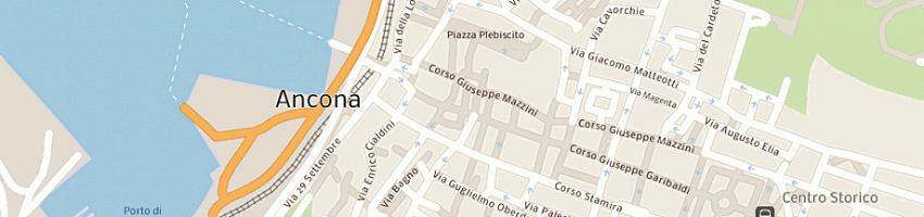 Mappa della impresa parrucchiere balzani luciano a ANCONA