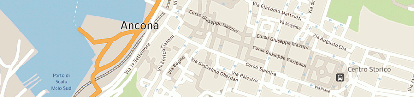 Mappa della impresa solaris sport srl a ANCONA