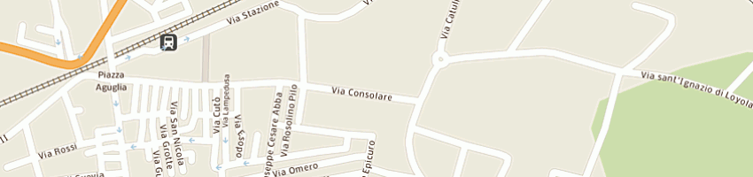 Mappa della impresa regione siciliana a BAGHERIA