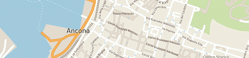 Mappa della impresa sergi angelo a ANCONA