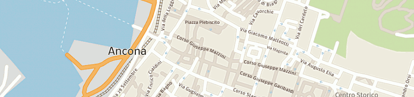 Mappa della impresa caffe' giordano a ANCONA