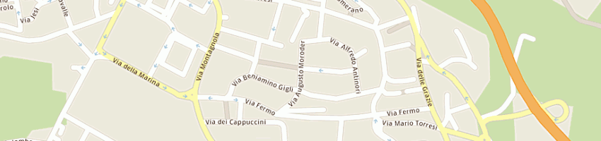 Mappa della impresa autoricambi ancona di g dolci e c snc a ANCONA