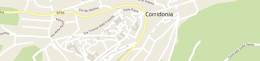 Mappa della impresa la gioconda di acciarresi laura a CORRIDONIA