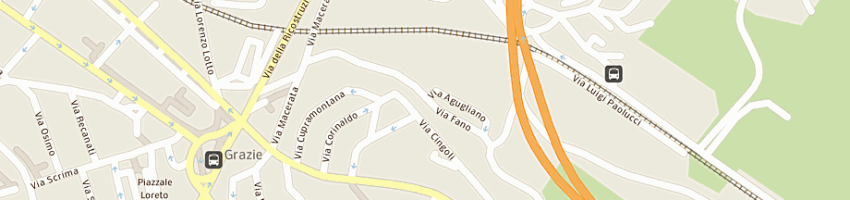 Mappa della impresa di ronza michele a ANCONA