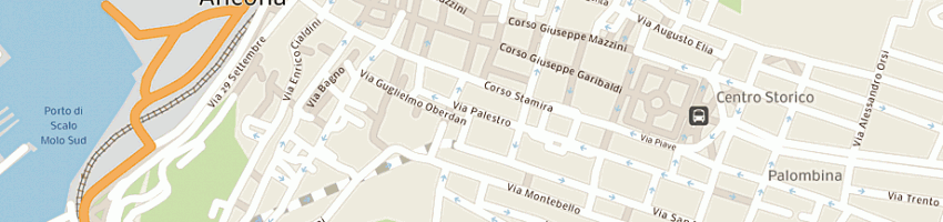 Mappa della impresa for baby a ANCONA