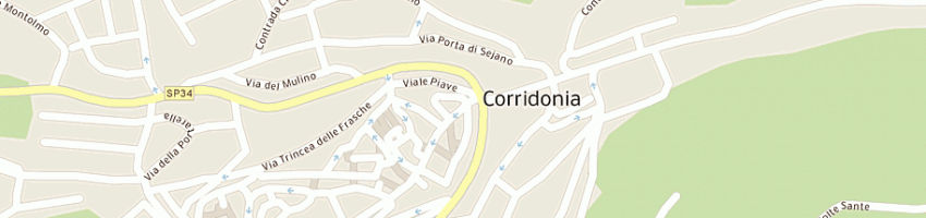Mappa della impresa tombesi nadia a CORRIDONIA