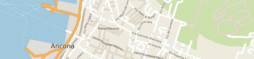 Mappa della impresa boccon divino snc di sorrentino ge santini m a ANCONA
