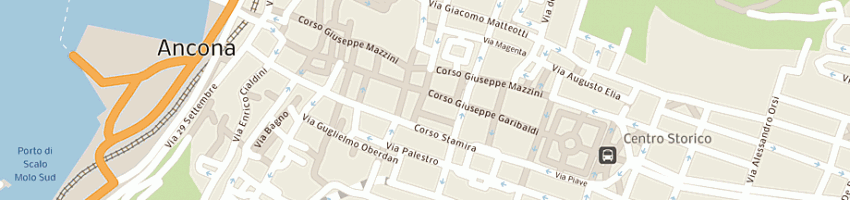 Mappa della impresa piccadilly fast bar di falasconi serena e csas a ANCONA