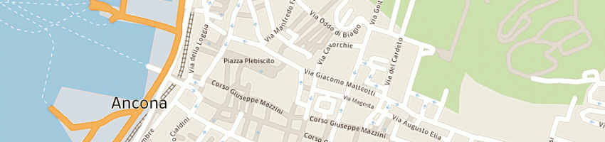 Mappa della impresa pasticceria luigi laboratorio a ANCONA