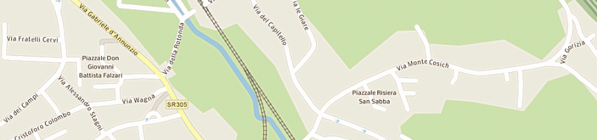 Mappa della impresa barbablu italian pub di millo fulvio e c snc a RONCHI DEI LEGIONARI