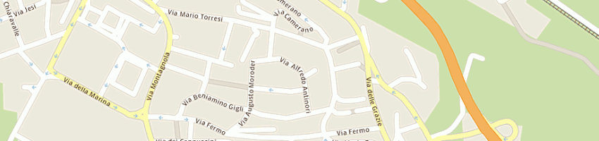 Mappa della impresa pannacci paolo a ANCONA