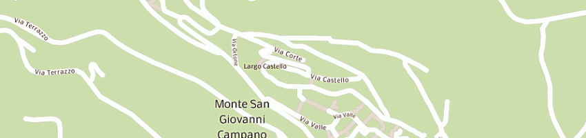Mappa della impresa videoteca 24 self video a MONTE SAN GIOVANNI CAMPANO