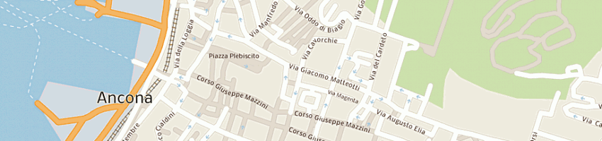 Mappa della impresa crocenzi molli a ANCONA