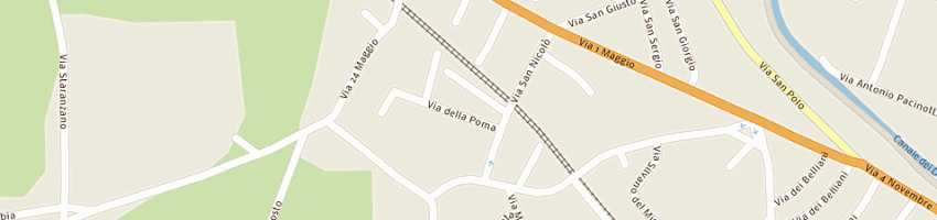 Mappa della impresa calesso gino a MONFALCONE