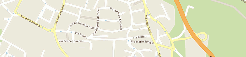 Mappa della impresa salone clem di albanesi luconi e duca a ANCONA
