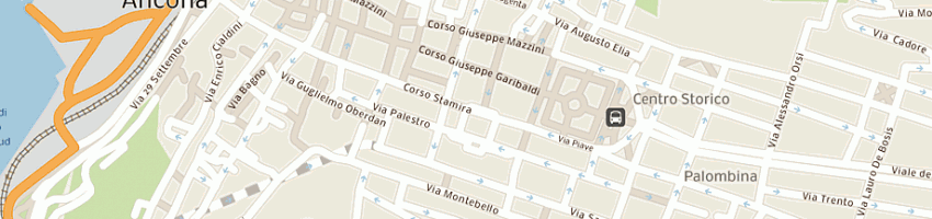 Mappa della impresa ctc viaggi di a e t srl a ANCONA