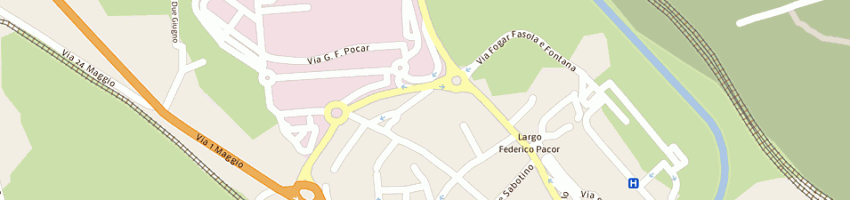 Mappa della impresa nursind a MONFALCONE