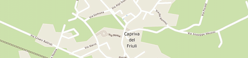 Mappa della impresa studio veterinario dr bragagnini akaena a CAPRIVA DEL FRIULI