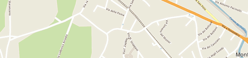 Mappa della impresa dalla pozza sara a MONFALCONE