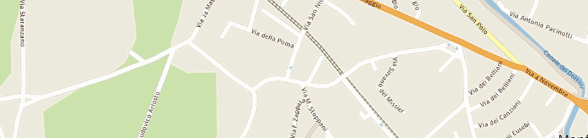 Mappa della impresa pin m sas di boscarol nora e c a MONFALCONE