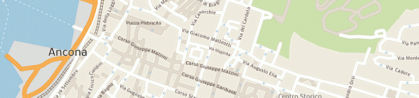 Mappa della impresa cassa di risparmio di cesena spa a ANCONA