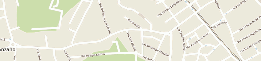 Mappa della impresa bosio giorgio panificio a STARANZANO