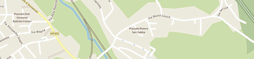 Mappa della impresa pacor michele a RONCHI DEI LEGIONARI
